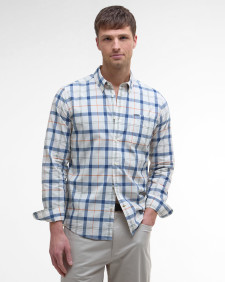 Rawley Tailored Long-Sleeved Shirt Sea Haze Tartan
