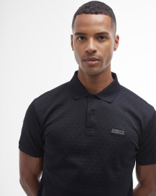 Justin Short-Sleeved Polo Shirt Classic Black