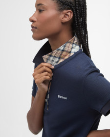 Polo Shirt Midi Dress Classic Navy