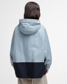Reese Showerproof Jacket Ice Blue/Dark Navy