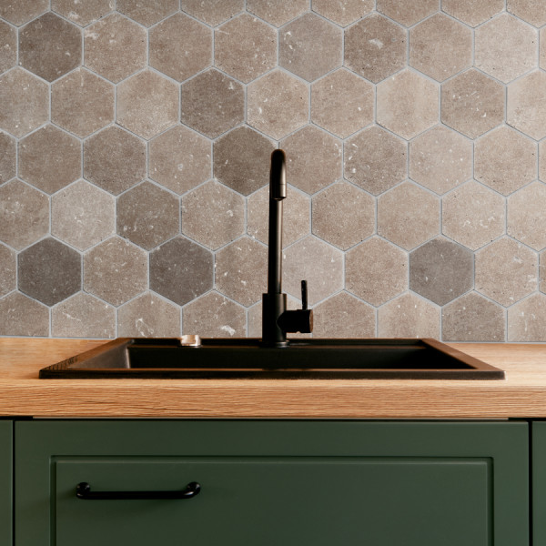 pantry pavers | shale | hex 