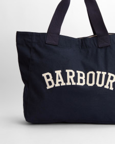 Logo Beach Bag Navy/Stone