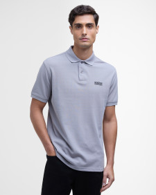 Essential Polo Shirt Pale Slate