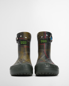 Barbour x Crocs Boots Olive / Tartan