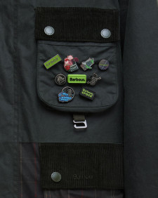 Barbour x Crocs Wachsjacke Oversized Bedale 