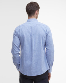 Nelson Tailored Long-Sleeved Shirt Classic Blue