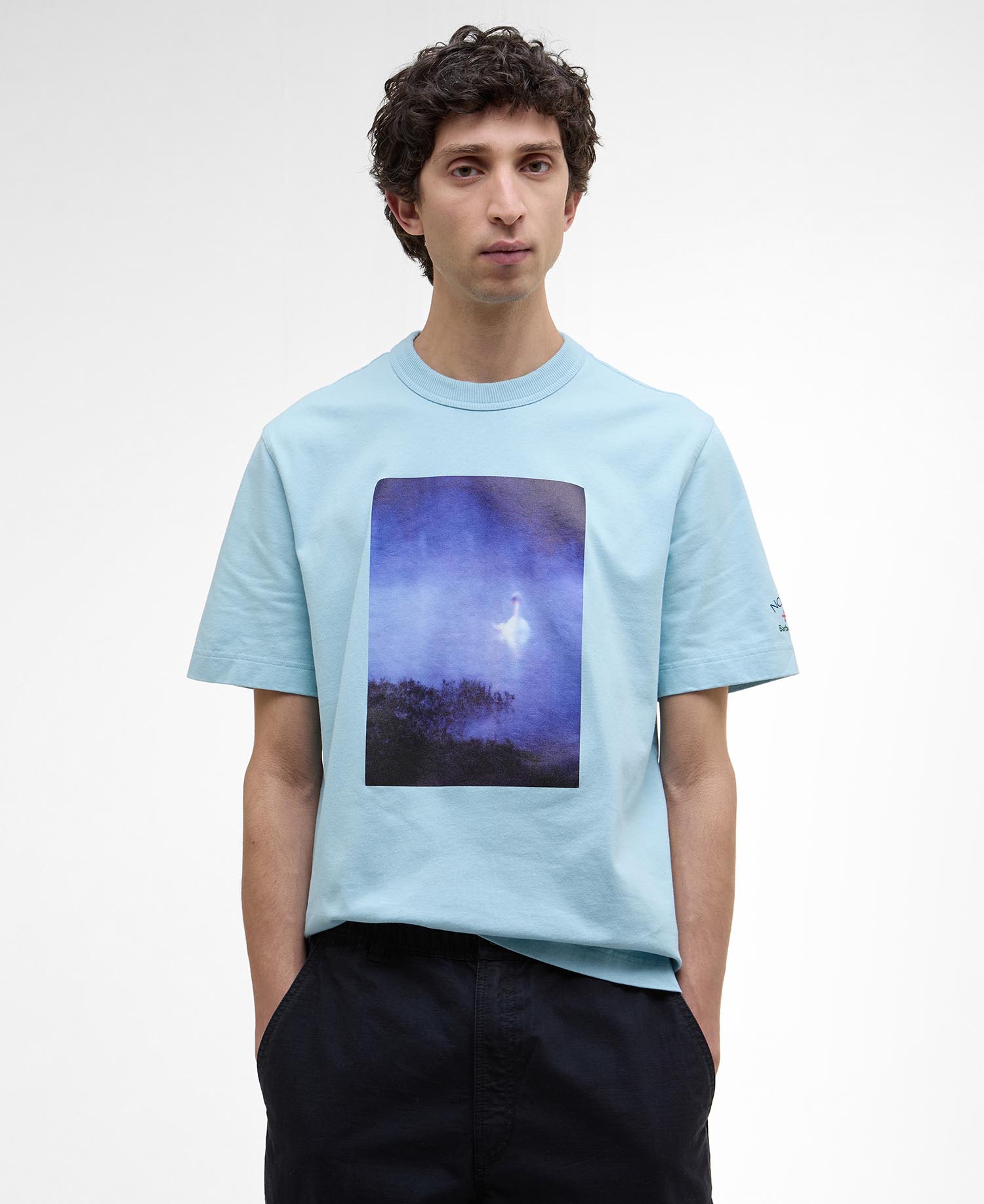Barbour x NOAH Archive Swan T-Shirt image number 0