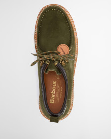 Barbour x Wildbunch Styles Coatham Apron Lace Mocassins Green