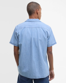 Camicia Gipton in denim a maniche corte 