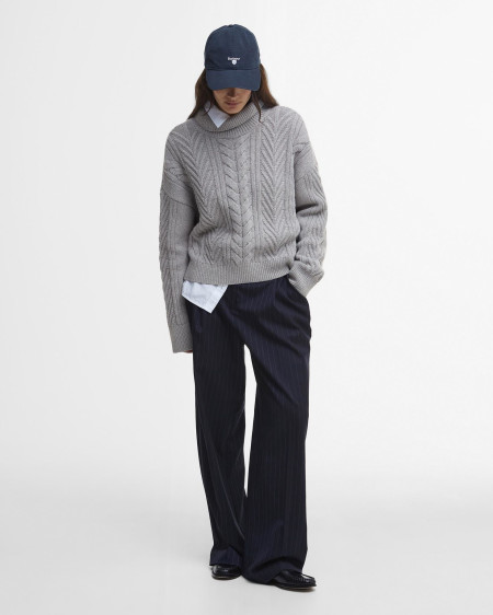 Beatrix Cable-Knit Rollneck Jumper