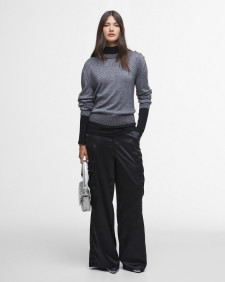 Jade Crew Neck Jumper Chrome