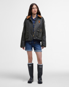Erma Waxed Jacket Archive Olive/Ancient Tartan