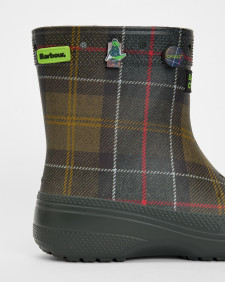Barbour x Crocs Boots Olive / Tartan