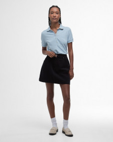Portsdown Polo Shirt Breeze Blue/Hessian