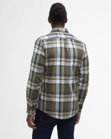 Kidd Tailored Long-Sleeved Shirt Dark Olive