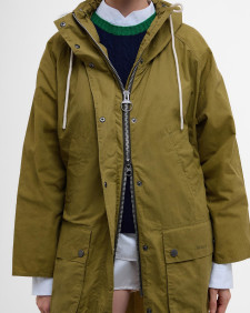 Barbour The Edit by Alexa Pattie Showerproof Parka Seaweed Salad/Ancient