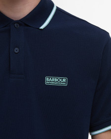 Evan Short-Sleeved Polo Shirt Sapphire Navy