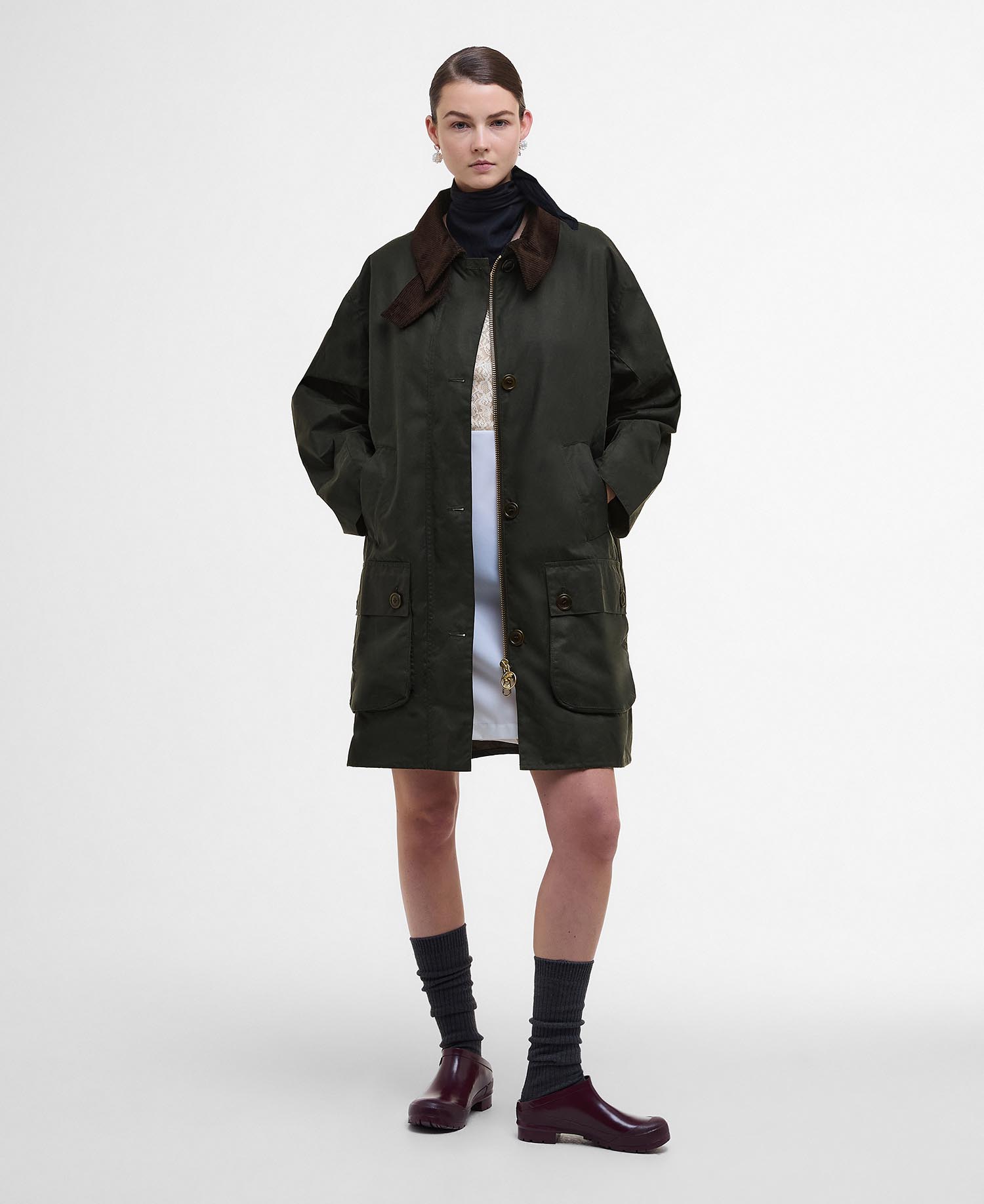 Giacca cerata oversize Loren Barbour The Edit by Alexa image number 1