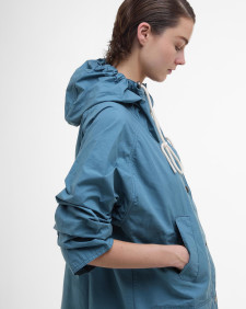 Barbour The Edit by Alexa Pattie Showerproof Parka Tayside Teal/Blackwatch