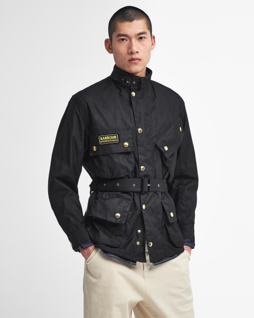 International Original Waxed Jacket Classic Black