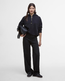 Priya Half-Zip Hoodie Classic Black
